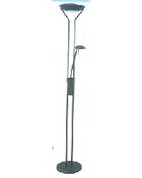 Duality II Torchiere/Reading Lamp - Black BLK
